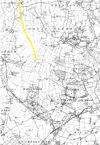 1891 Ordnance Survey Parham, Glemham and Marlesford
